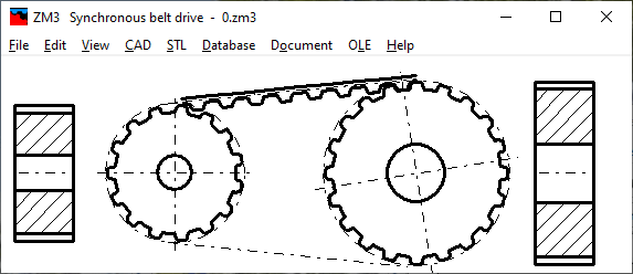 Synchronous discount belt drives